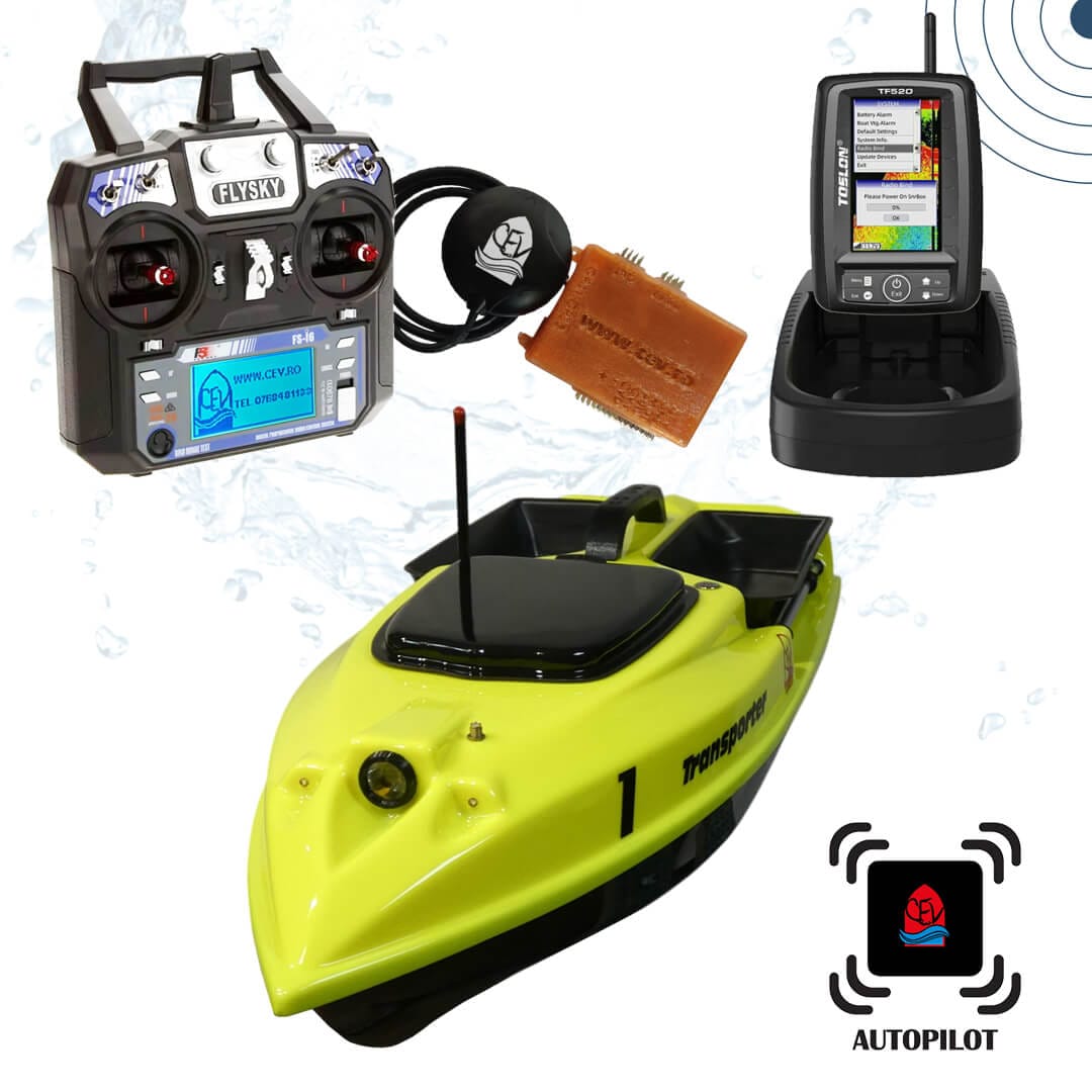 Navomodel plantat cu autopilot GPS și sonar Toslon integrat-Transporter 1 Speed - imagine 4