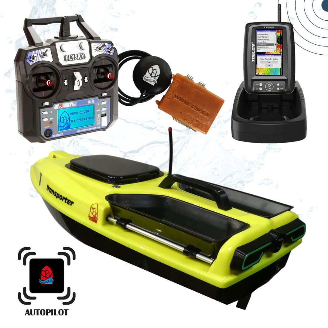 Navomodel plantat cu autopilot GPS și sonar Toslon integrat-Transporter 1 Speed - imagine 3