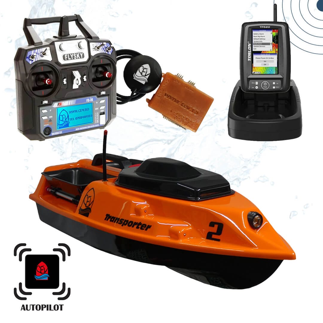 Navomodel plantat cu autopilot GPS și sonar Toslon integrat-Transporter 2 Speed - imagine 2