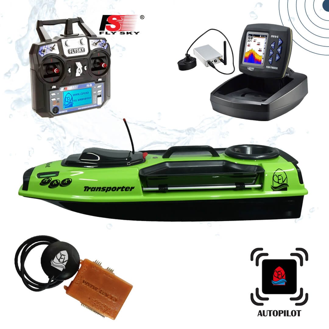 Navomodel plantat cu autopilot, GPS si sonar Lucky-Transporter Max - imagine 2