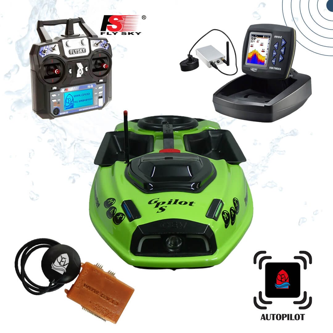 Navomodel plantat cu autopilot, GPS si sonar Lucky-Transporter Max - imagine 3