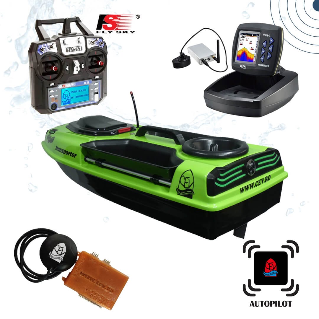 Navomodel plantat cu autopilot, GPS si sonar Lucky-Transporter Max - imagine 4