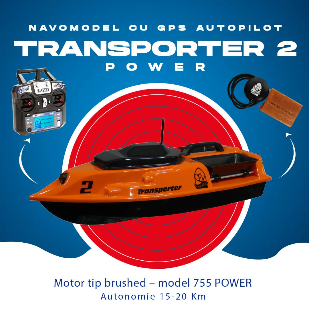 Navomodel plantat cu GPS si Autopilot Transporter 2 Power