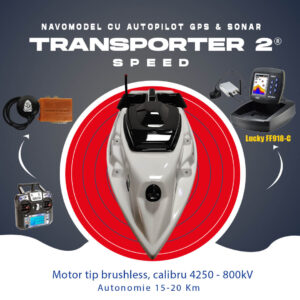 Barcuta plantat cu gps si sonar Transporter 2 Speed