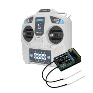 Radiocomanda Microzone MC6C Mini cu Receiver MC7RE pentru navomodel de plantat